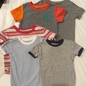 Stylish Kids' Short Sleeve T-Shirts - Set of 5 - Cat and Jack, Old Navy, Others
